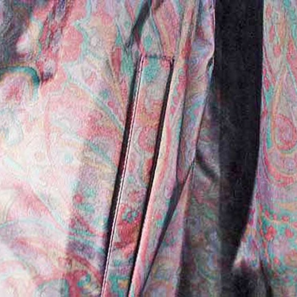 MINK COAT REVERSES TO WATER-RESISTANT FABRIC, MEDIUM, BLACK TO MULTICOLOUR, MIDI - Picture 2 of 6